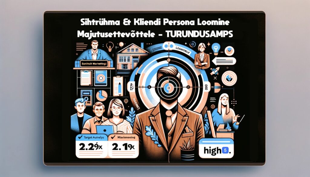 turundusamps, sihtgrupi loomine, sihtrühma loomina, kliendi persona, turunduskoolitus, turundus, high5, majutusettevõte, majutussektor