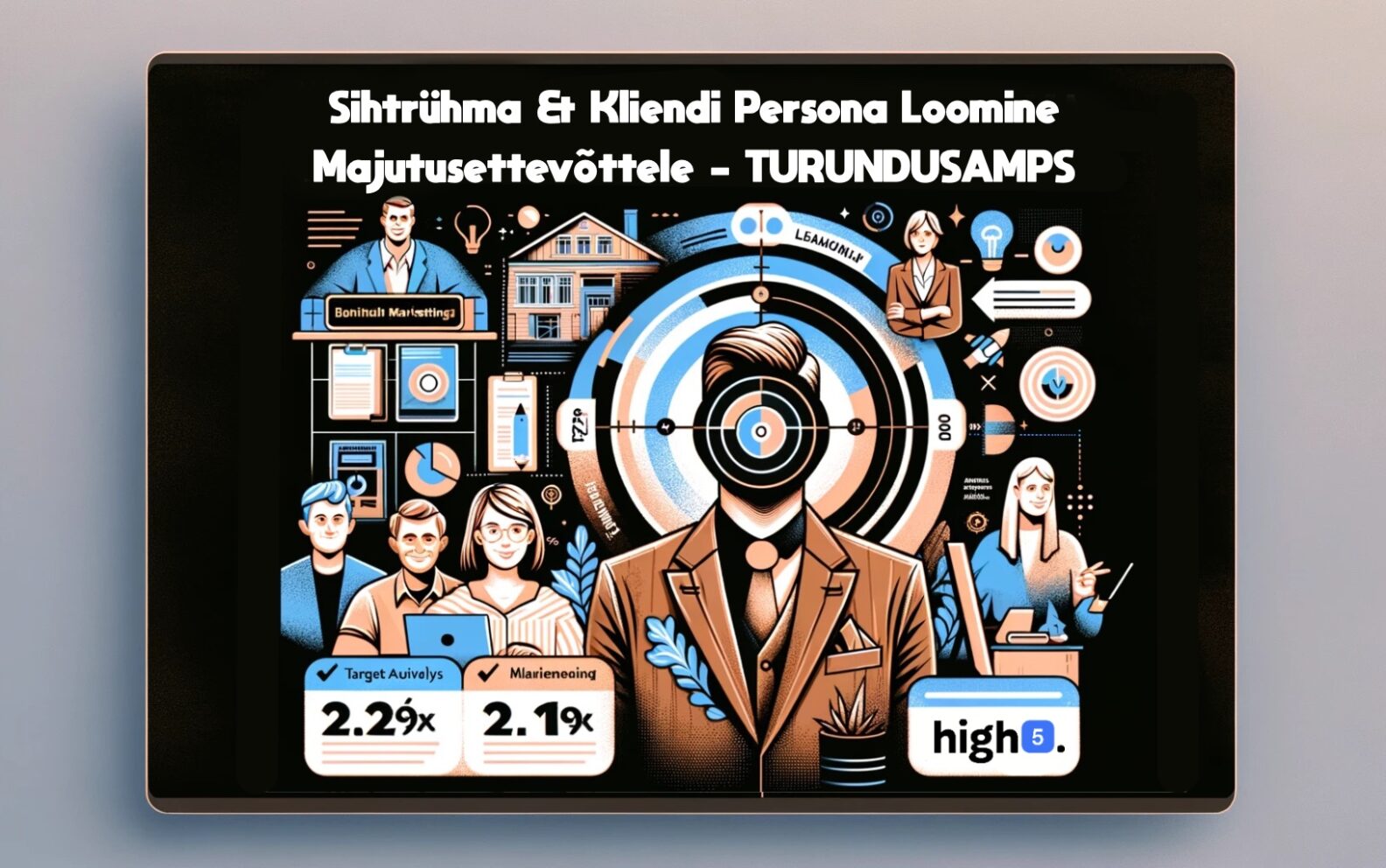turundusamps, sihtgrupi loomine, sihtrühma loomina, kliendi persona, turunduskoolitus, turundus, high5, majutusettevõte, majutussektor